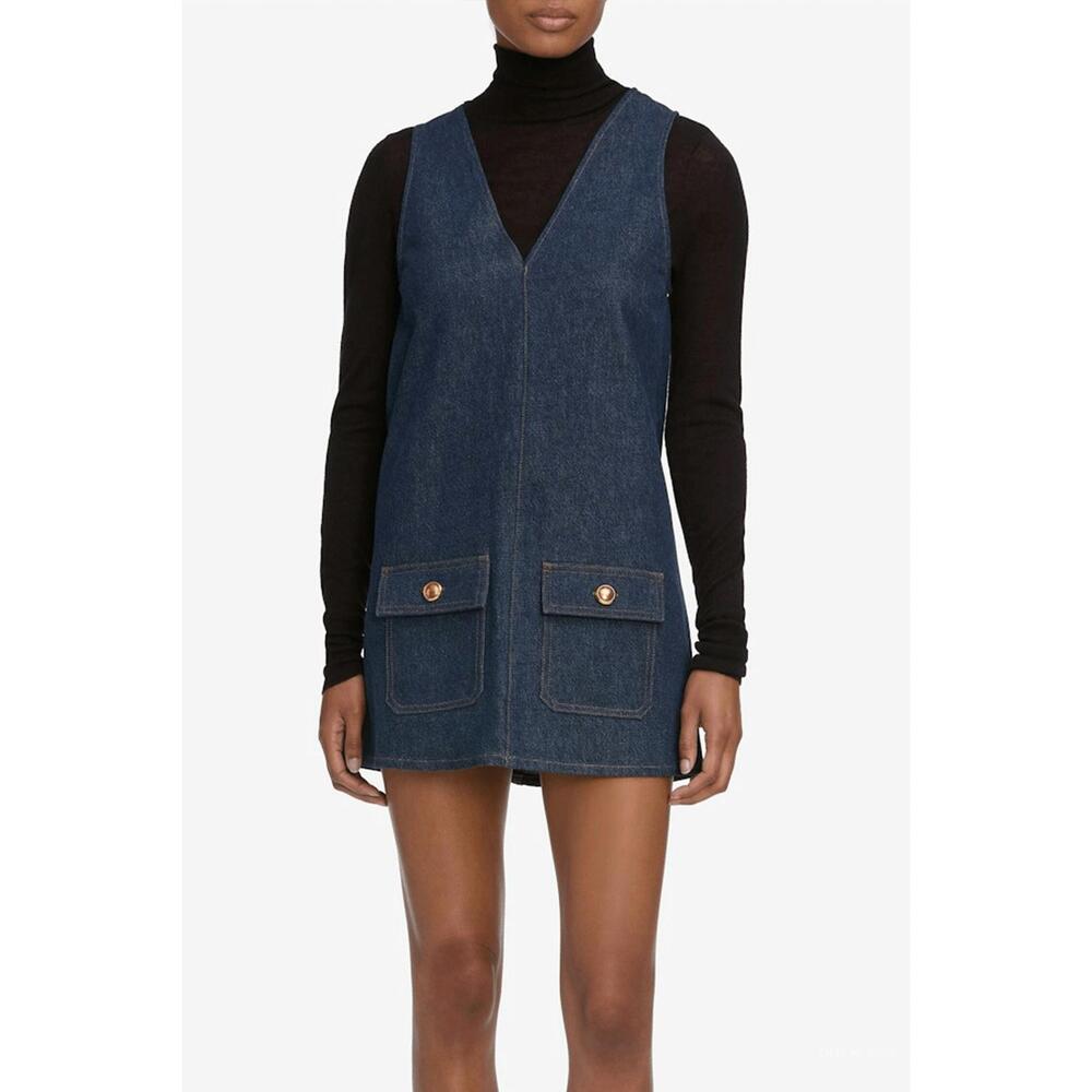 NEW FRAME pinafore mini dress in alchemy - Picture 1 of 4